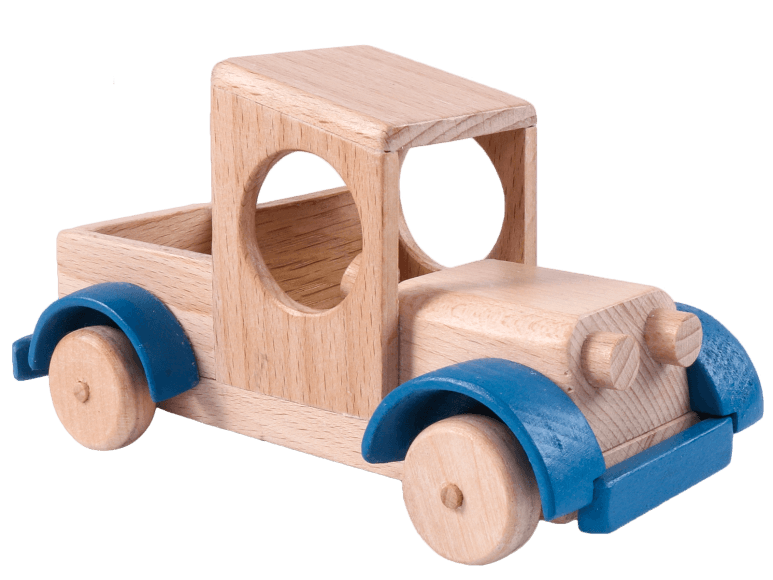 Mały drewniany pickup